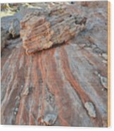 High Country Of Valley Of Fire Wood Print