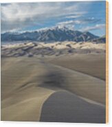 High Dune - Great Sand Dunes National Park Wood Print
