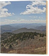 High Point Blue Ridge Wood Print