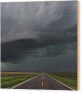 Highway To Hell Wood Print