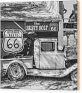 Historic 66  Roadside Wood Print