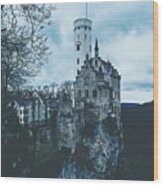 Historic Lichtenstein Castle Wood Print