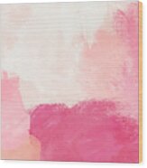 History Of Pink- Abstract Art By Linda Woods Wood Print