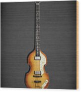 Hofner Violin Bass 62 Wood Print