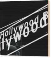 Hollywood Boulevard Two Times Wood Print