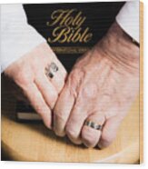 Holy Bible Wood Print