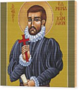 Holy Martyr St Edmund Campion 103 Wood Print