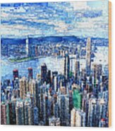 Hong Kong, China Wood Print