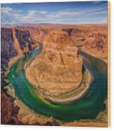 Horseshoe Bend Wood Print