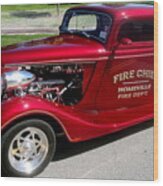 Hot Rod Chief Wood Print