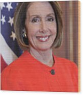 House Speaker Nancy Pelosi Of California Wood Print