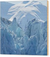 Hubbard Glacier #2 - Wrangell St. Elias National Park Wood Print