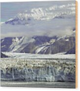 Hubbard Glacier Wood Print