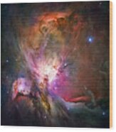 Hubble's Sharpest View Of The Orion Nebula Wood Print