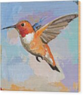 Hummingbird #7 Wood Print