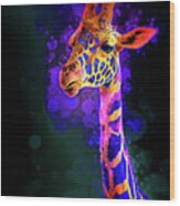I Dreamt A Giraffe Wood Print