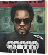 Ice Cube Wood Print
