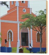 Iglesia En San Juan Del Sur Wood Print