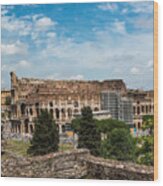 Il Colosseo Wood Print