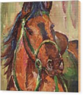 Impressionist Horse Wood Print