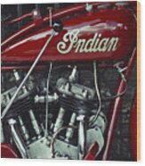 Indian 101 Scout Wood Print