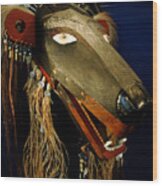Indian Animal Mask Wood Print