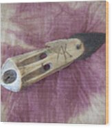 Vintage Indian Hunting Spear Tip Wood Print