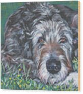 Irish Wolfhound Wood Print