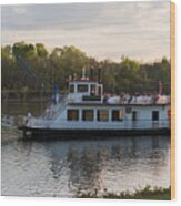 Island Belle Sternwheeler Wood Print