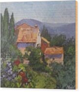 Italian Village Wood Print