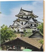 Japan - Hikone Castle Wood Print