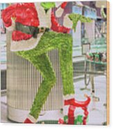 Jean Philippe's Chocolate Grinch In The Aria Casino Wood Print