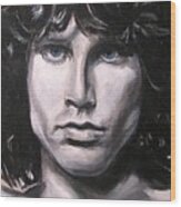 Jim Morrison - The Doors Wood Print