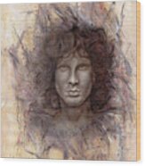 Jim Morrison Wood Print