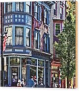 Jim Thorpe Pa - Window Shopping Wood Print