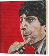 Jimmy V Wood Print