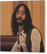 John Lennon Imagine Wood Print