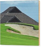 Kahili Golf Course Green Wood Print