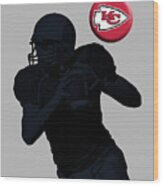 Kansas City Chiefs Football Wood Print