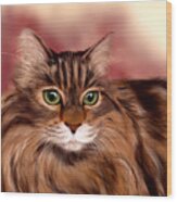 Katie- Custom Cat Portrait Wood Print