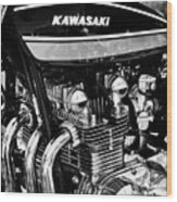 Kawasaki Z1 Wood Print