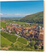Kaysersberg -  Along The Alsatian Wine Route Wood Print