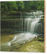 Kentucky Waterfalls Wood Print