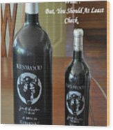 Kenwood Wines Wood Print
