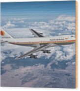 Queen Of The Skies - The 747 Wood Print