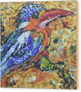 Kingfisher_1 Wood Print