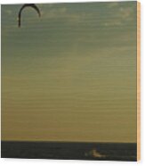 Kite Surfer Wood Print