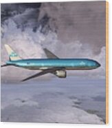 Klm Boeing 777 Wood Print