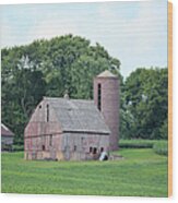 Kossuth Farm Wood Print