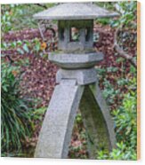 Kotoji Lantern Wood Print